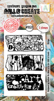 AALL and Create - A8 Stamp Set - Stripz