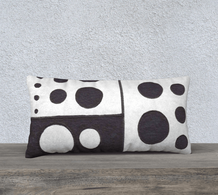 Throw Pillow Cover | 24 x 12 | Spotted