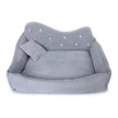 Bejewelled Dog Bed – Luxury Crystal Accent Bed for Dogs