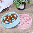 Pet Cat Dog Slow feeder Bowl Anti Choking Slow Feeding Puzzle Feeder