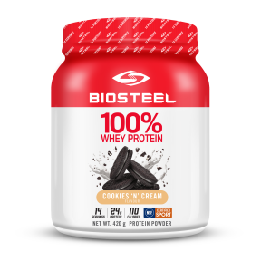 BioSteel Sports Nutrition - 100% Whey Protein Cookies N Cream (420g)