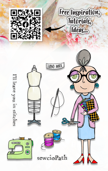 AALL and Create - A7 Stamp Set - Sew Dee