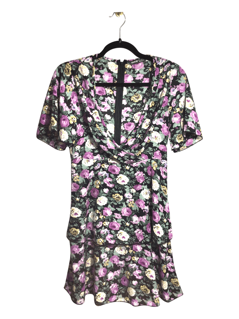 SHEIN Women Shift Dresses Regular fit in Purple - S