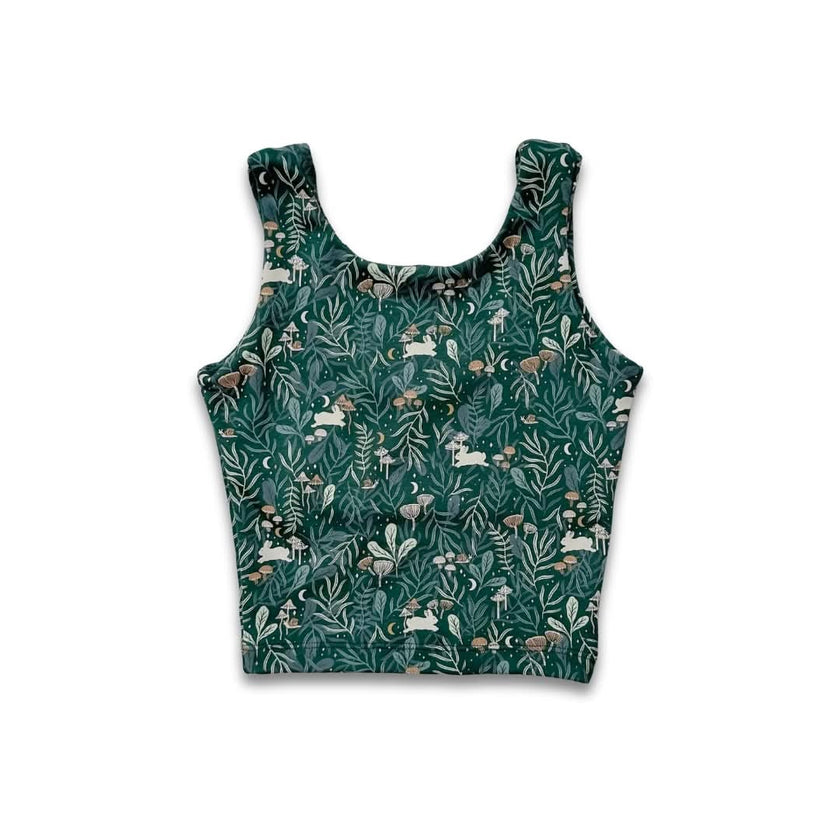Youth Bamboo Longline Bralette-Style Tank | Black