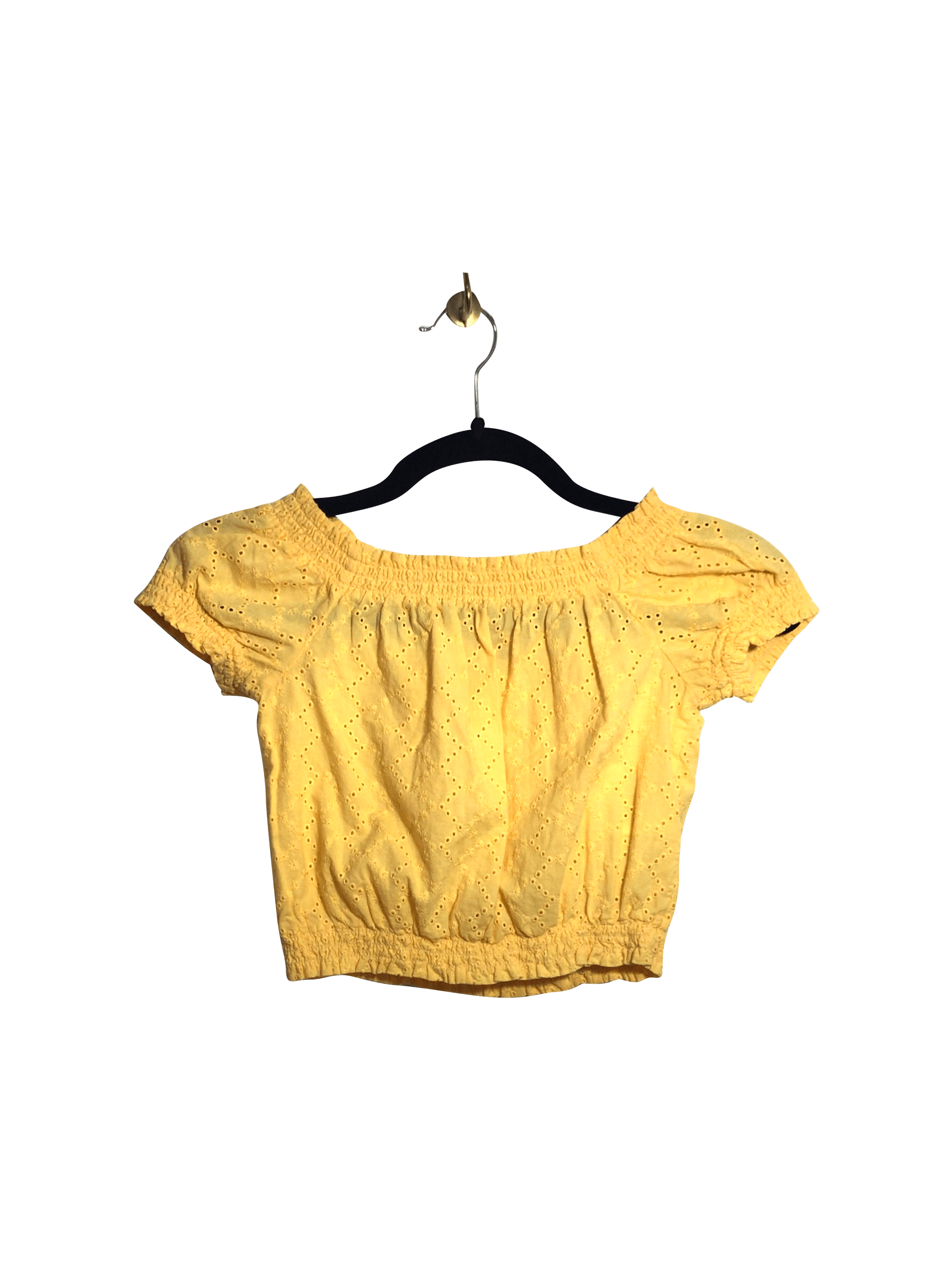 H&M Women Crop Tops Regular fit in Yellow - 0
