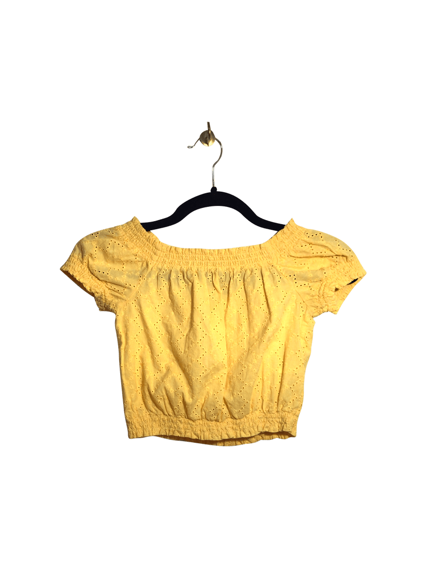 H&M Women Crop Tops Regular fit in Yellow - 0