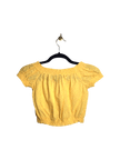 H&M Women Crop Tops Regular fit in Yellow - 0