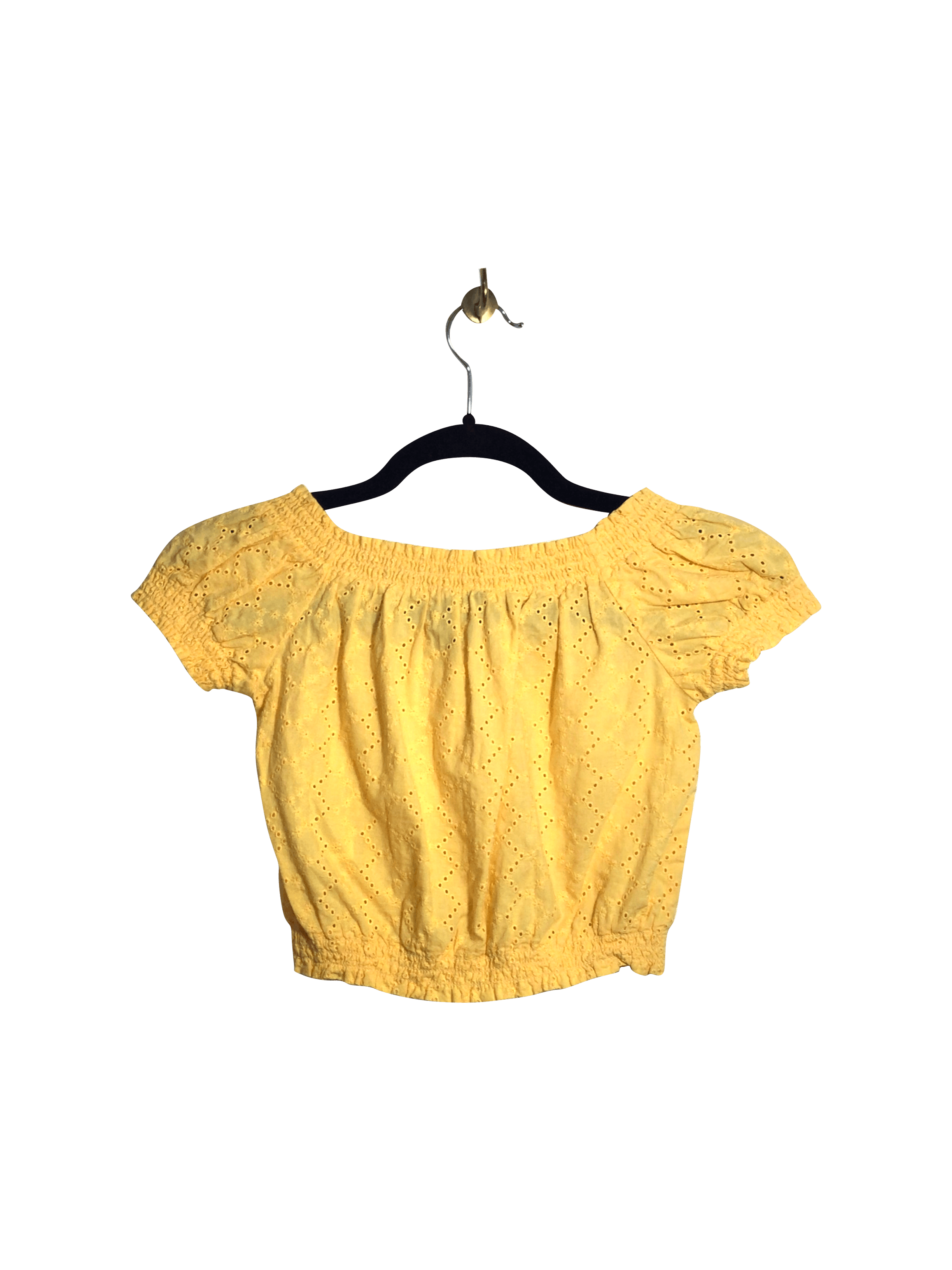 H&M Women Crop Tops Regular fit in Yellow - 0