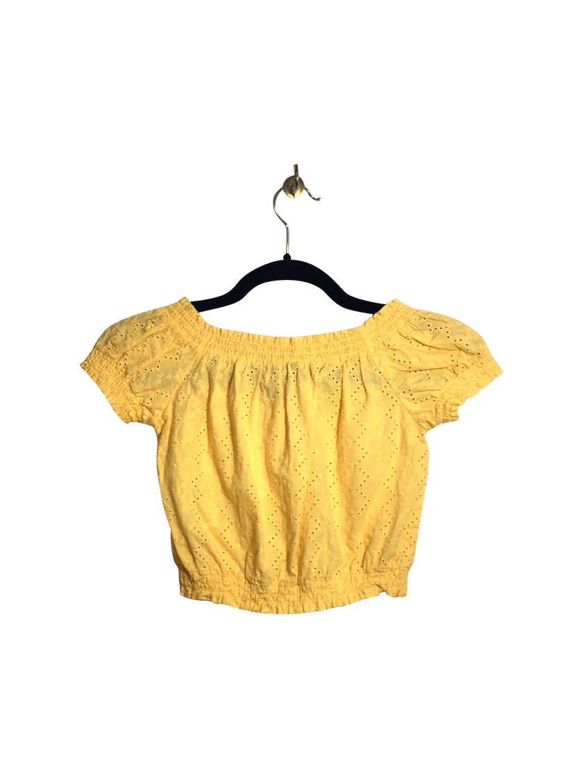 H&M Women Crop Tops Regular fit in Yellow - 0