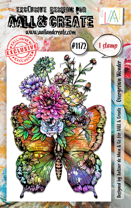 AALL and Create - A7 Stamp Set - Overgrown Wonder