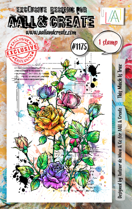 AALL and Create - A7 Stamp Set - This Much Is True