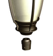 Adapteur de luminaire pour poteau rond 1-1/8'' installation en usine seulement - 1177