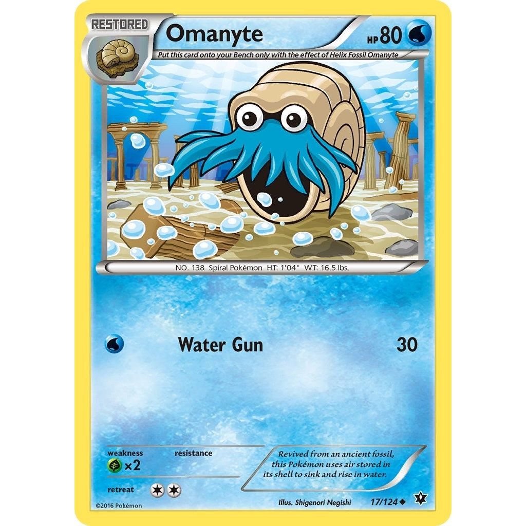 Omanyte (17/124) (FCO)