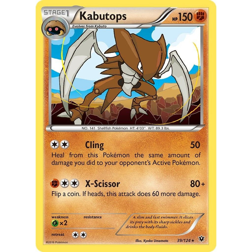 Kabutops (39/124) (FCO)