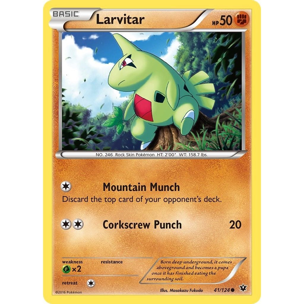 Larvitar (41) (41/124) (FCO)