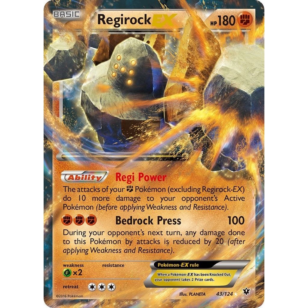 Regirock EX (43/124) (FCO)