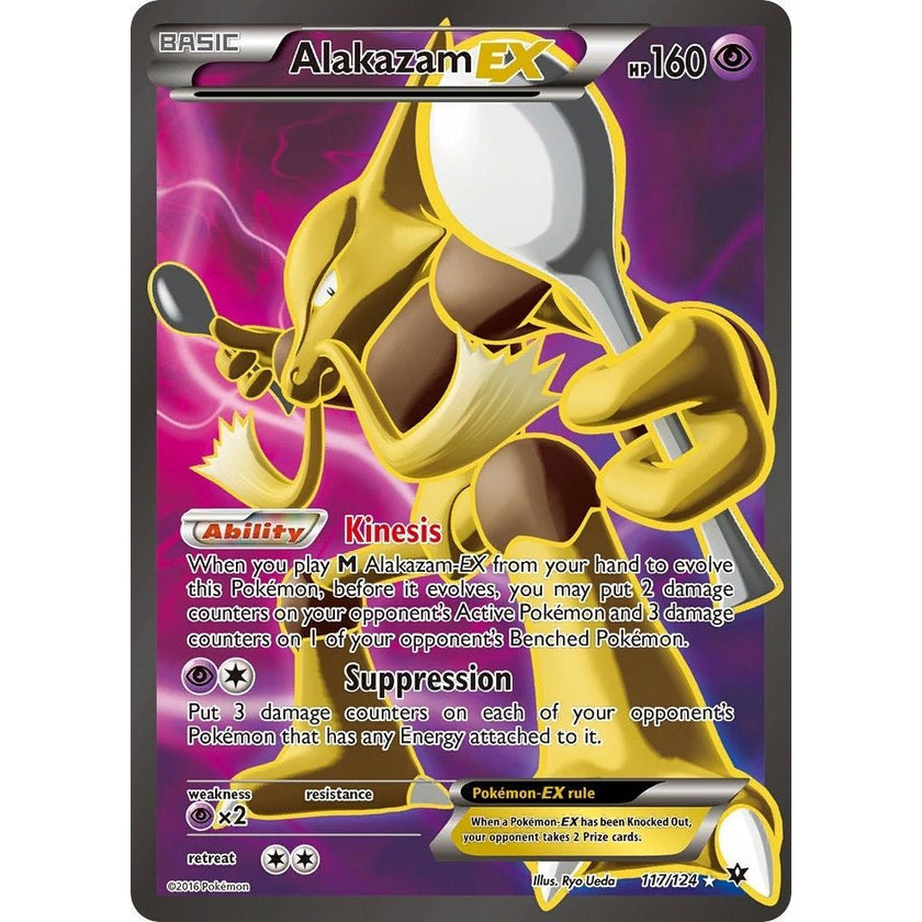 Alakazam EX (Full Art) (117/124) (FCO)