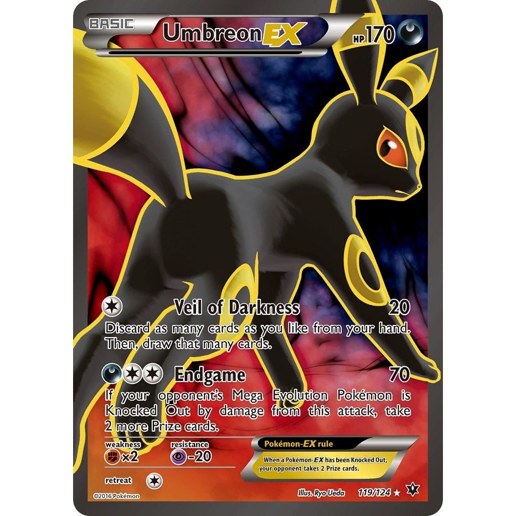 Umbreon EX (Full Art) (119/124) (FCO)