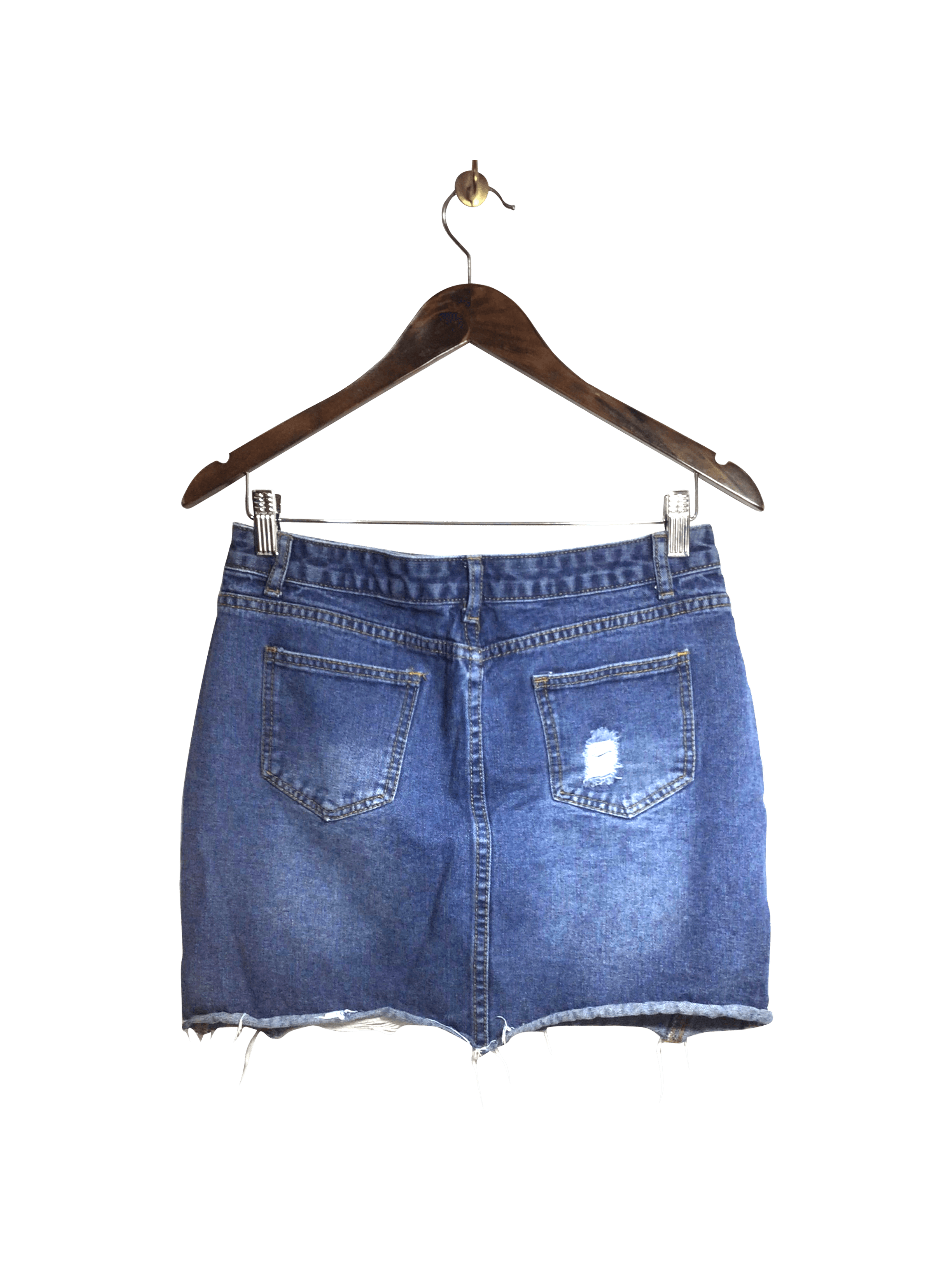 SHEIN Women Denim Skirts Regular fit in Blue - M