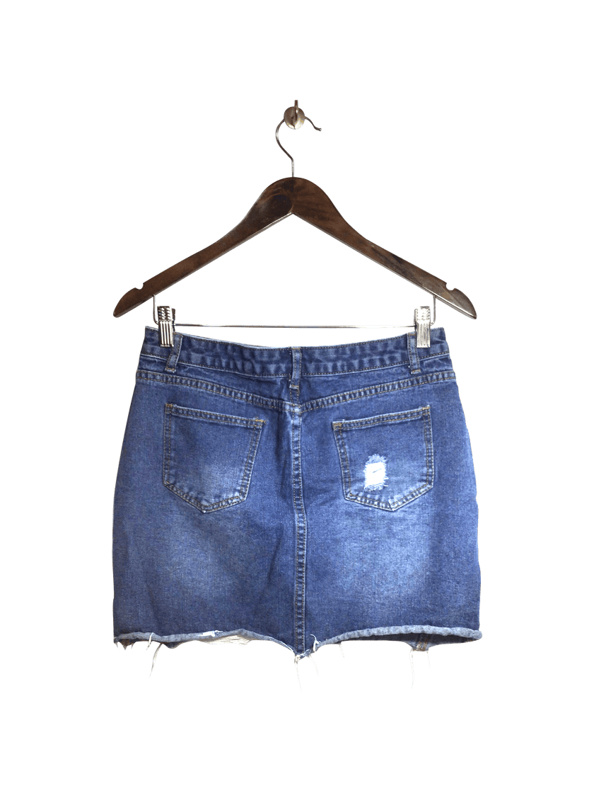 SHEIN Women Denim Skirts Regular fit in Blue - M
