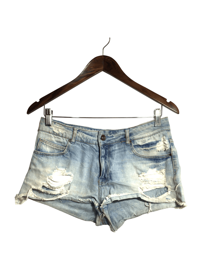ZARA Women Denim Shorts Regular fit in Blue - 4