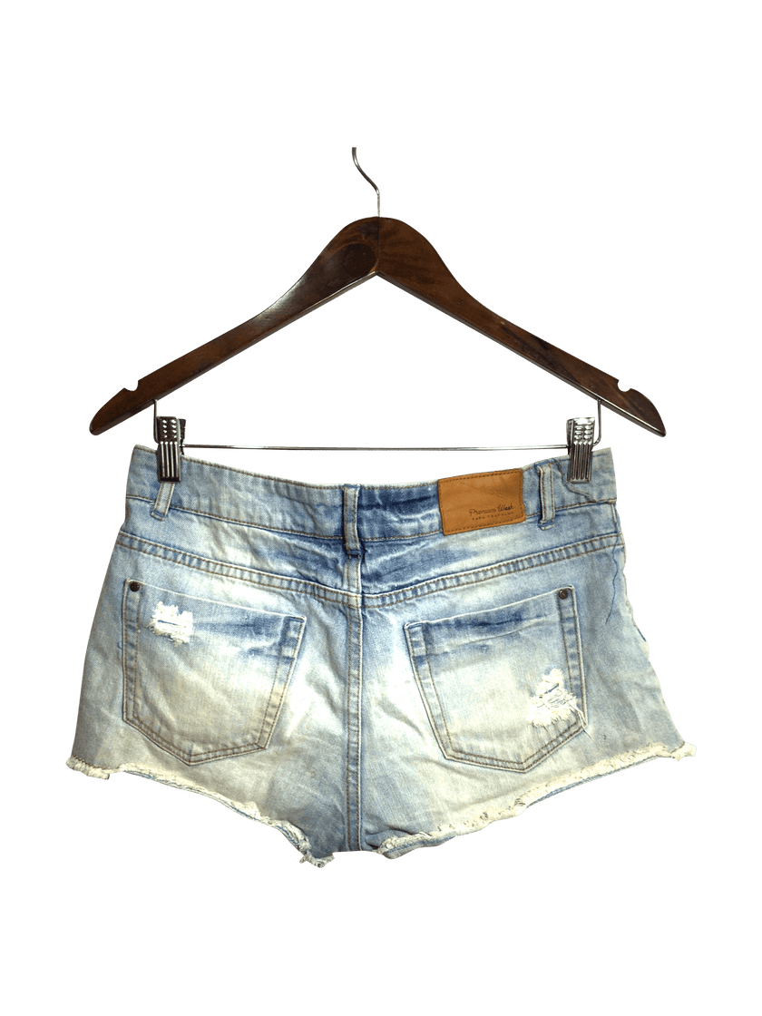 ZARA Women Denim Shorts Regular fit in Blue - 4