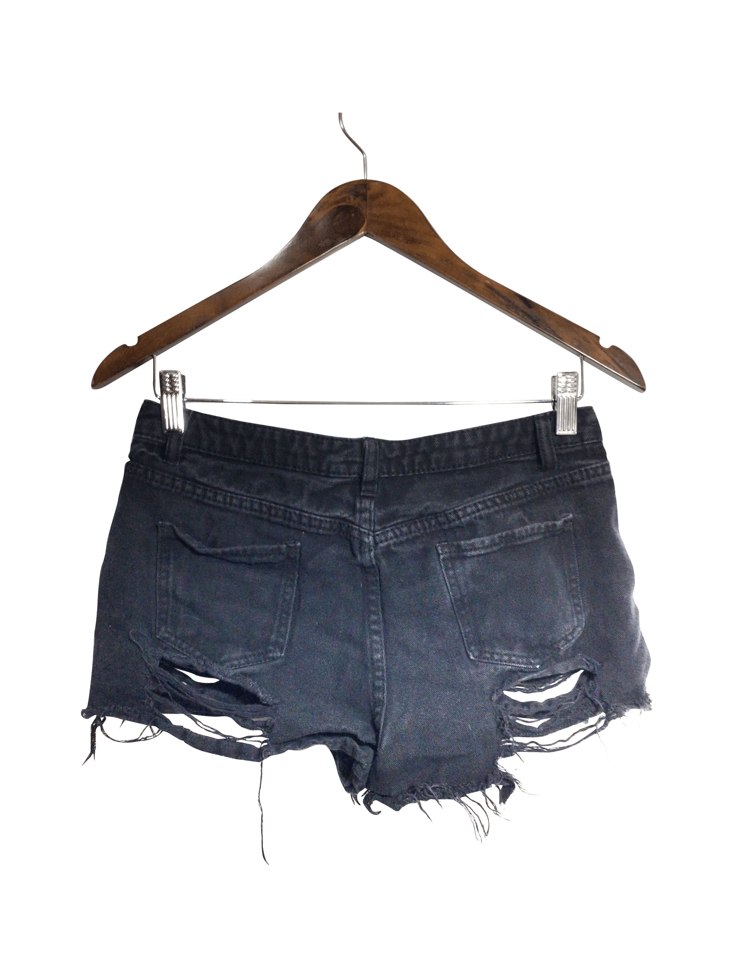 SHEIN Women Denim Shorts Regular fit in Black - M