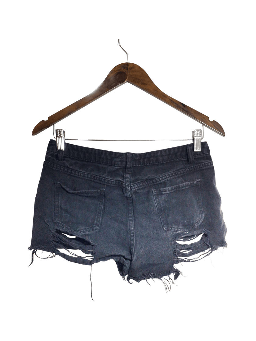 SHEIN Women Denim Shorts Regular fit in Black - M
