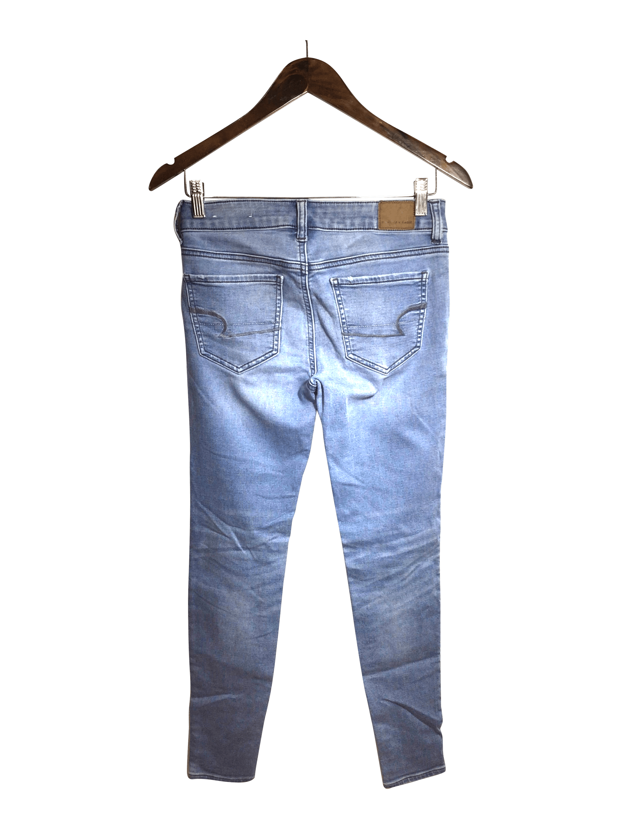 AMERICAN EAGLE Women Straight-Legged Jeans Regular fit in Blue - 4