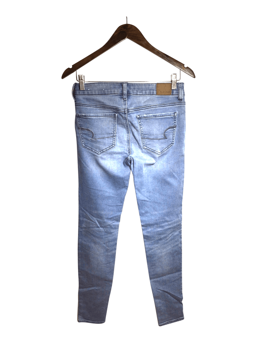 AMERICAN EAGLE Women Straight-Legged Jeans Regular fit in Blue - 4