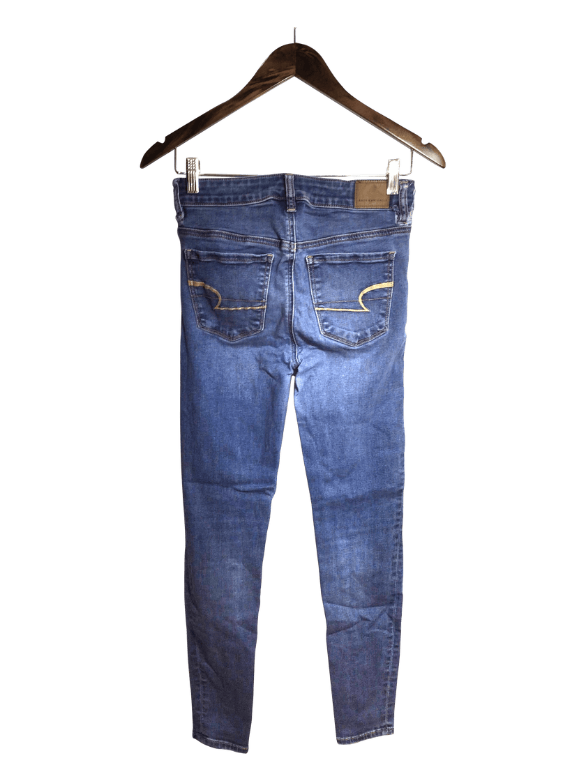 AMERICAN EAGLE Women Straight-Legged Jeans Regular fit in Blue - 4