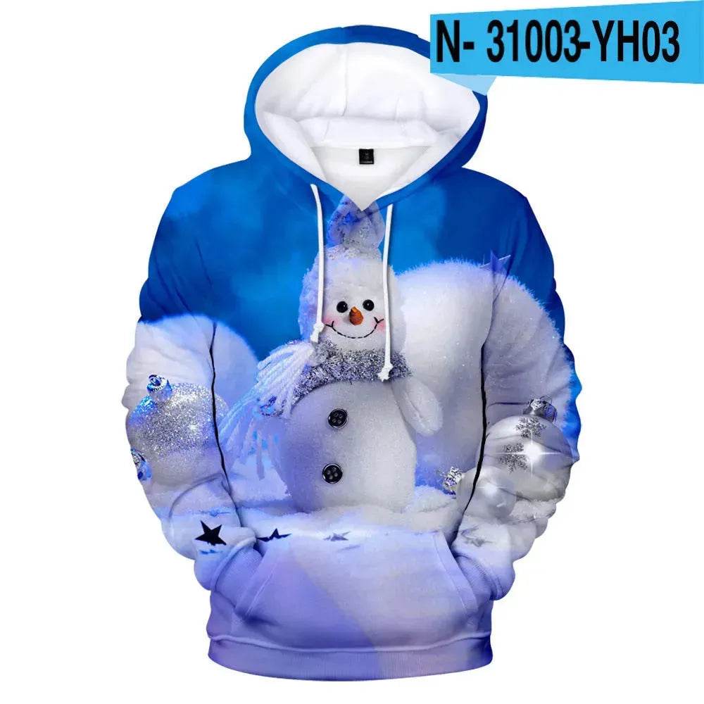 New Funny Christmas Printed Hoodie sweatshirt