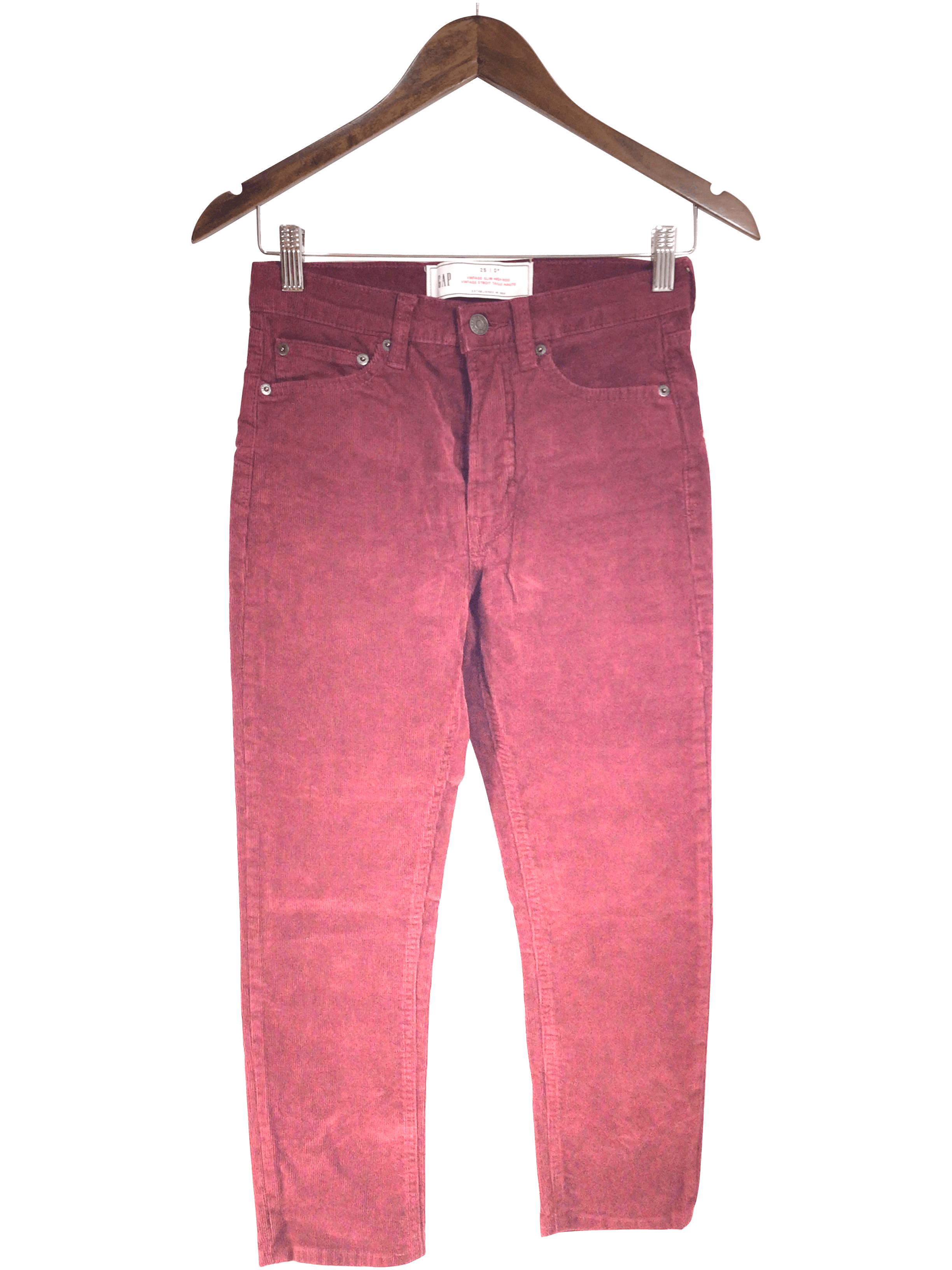 GAP Women Straight-Legged Jeans Regular fit in Red - 25