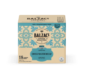 Balzac's Coffee Roasters - Swiss Water Decaf Coffee Pods (18ct)