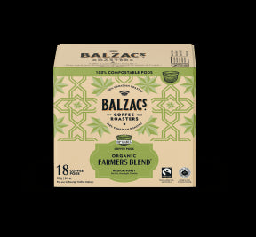 Balzac's Coffee Roasters - Organic Farmers Blend Coffee Pods (18ct)