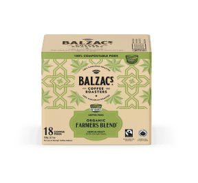 Balzac's Coffee Roasters - Organic Farmers Blend Coffee Pods (18ct)