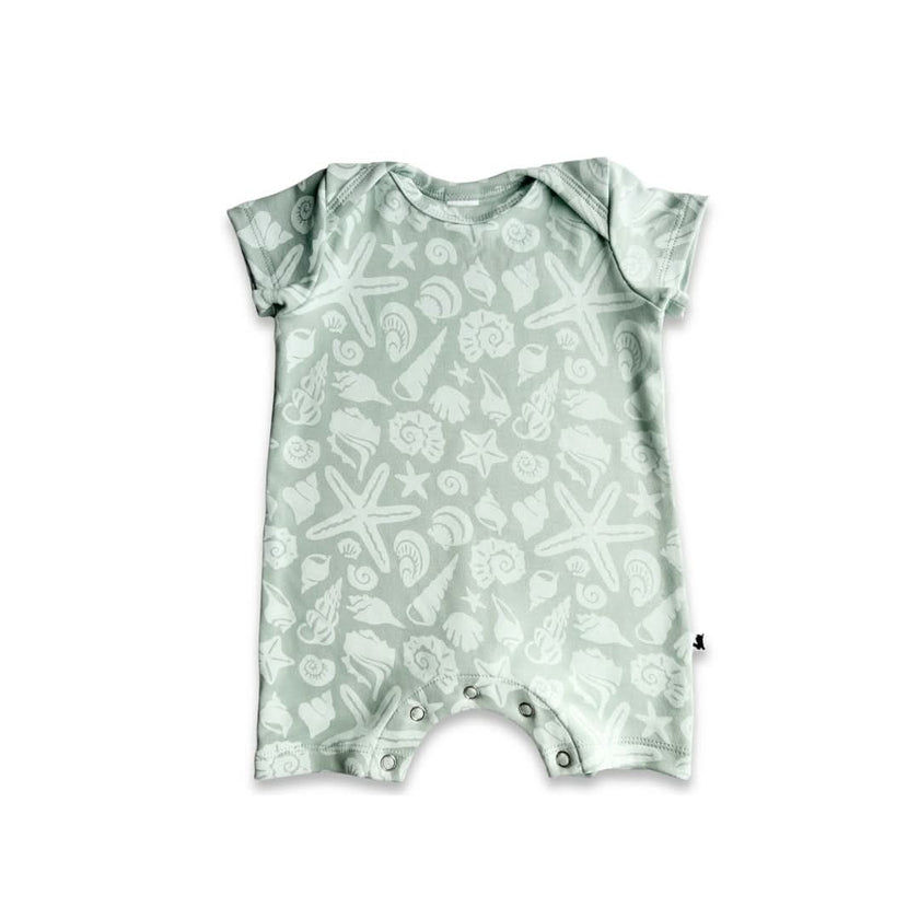 Baby Bamboo Shorts Romper | Coastal Keepsakes