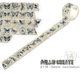 AALL and Create - Washi Tape 25mmx10m - Cobalt Swallowtail