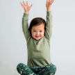 Baby/Kids' Bamboo Raglan Pullover | Black