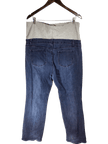 THYME MATERNITY Women Straight-Legged Jeans Regular fit in Blue - XXL