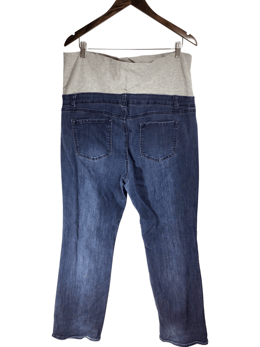 THYME MATERNITY Women Straight-Legged Jeans Regular fit in Blue - XXL