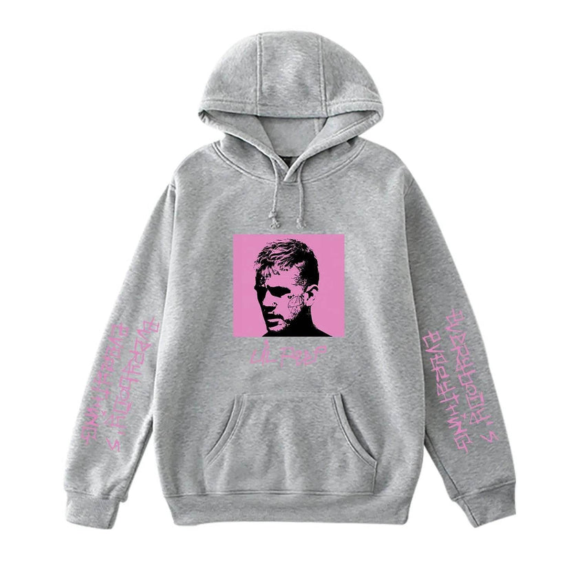 Lil Peep Drawstring Hooded Sweatshirt Pullover Pocket Unisex Hoodie