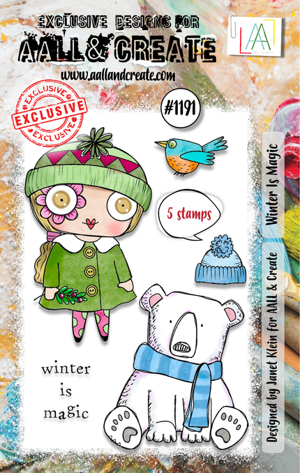AALL and Create - A7 Stamp Set - Winter Is Magic