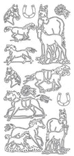 Peel-Off Stickers - Horses