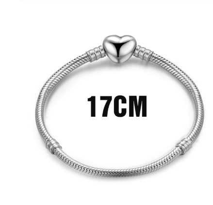 S925 Silver Fashion Bracelet – Smooth Cufflinks Basic Chain Bracelet (11 Styles)