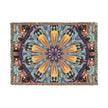Kaleidoscope Mandala Woven Blanket — Boho Decorative Throw for Living Room & Gift