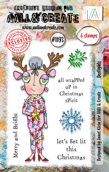 AALL and Create - A7 Stamp Set - Deelights