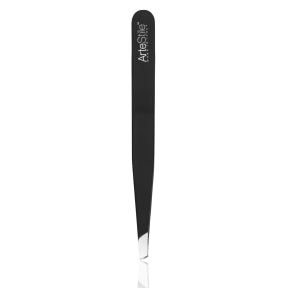 ArteStile - Slant Tip Tweezers - Matte Black (1ea)