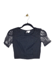 H&M Women Crop Tops Regular fit in Black - 2