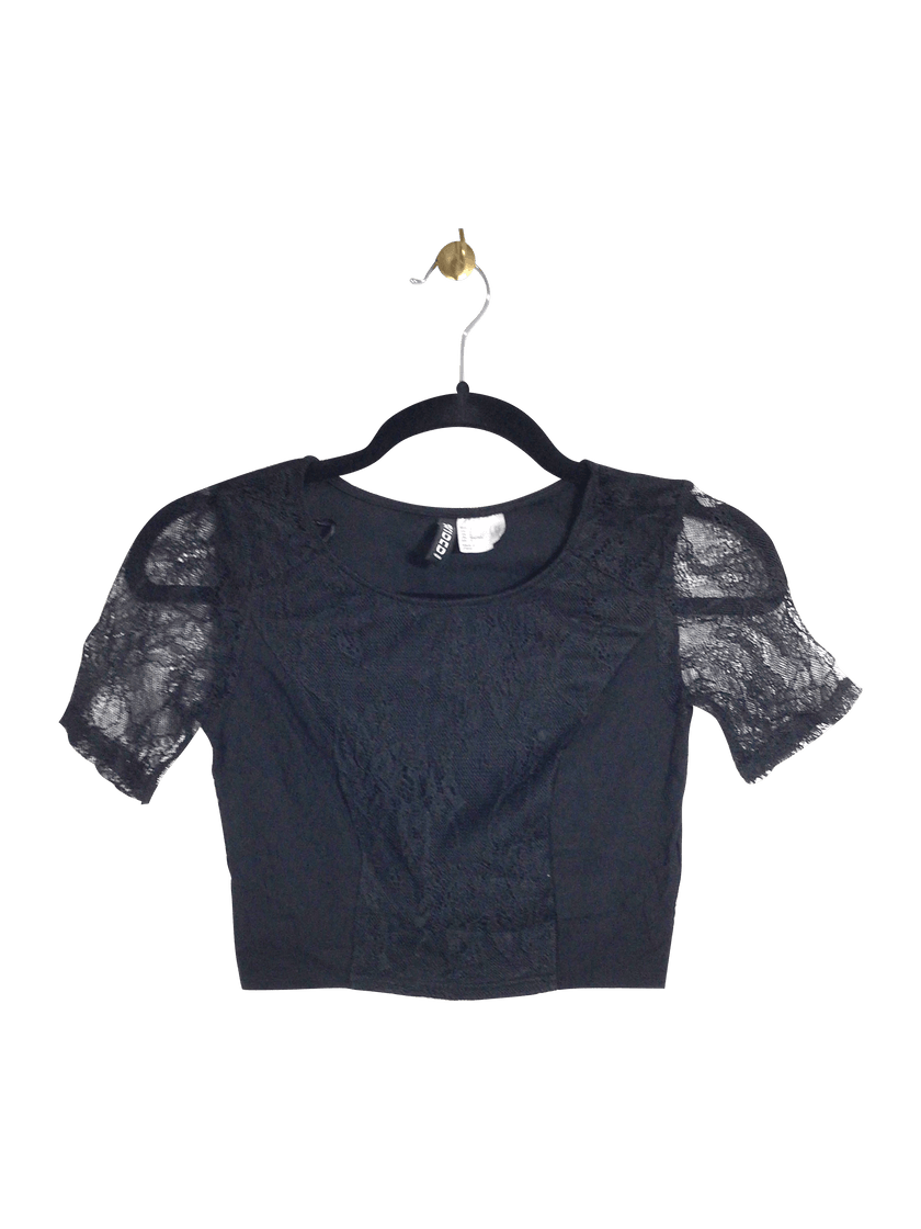 H&M Women Crop Tops Regular fit in Black - 2
